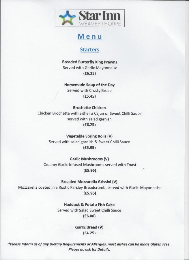 The Star Inn Weaverthorpe Екстериор снимка